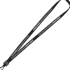 Lanyard with Neck Clasp - 5/8 inch - 32 inches - Plastic Swivel Snap Hook