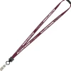Lanyard with Neck Clasp - 5/8 inch - 32 inches - Snap with Metal Bulldog Clip