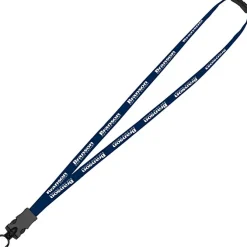 Lanyard with Neck Clasp - 5/8 inch - 32 inches - Snap Buckle Release