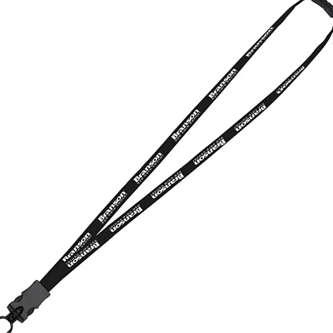 Lanyard with Neck Clasp - 5/8 inch - 32 inches - Snap Buckle Release