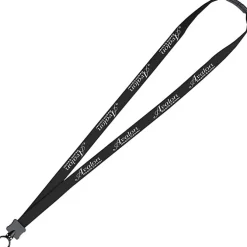 Lanyard with Neck Clasp - 5/8 inch - 32 inches - Plastic O-Ring - 24 hr