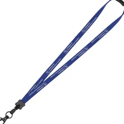 Lanyard with Neck Clasp - 5/8 inch - 32 inches - Large Metal Lobster Claw - 24 hr