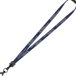 Lanyard with Neck Clasp - 5/8 inch - 32 inches - Large Metal Lobster Claw - 24 hr