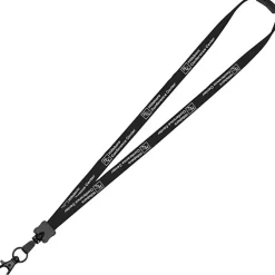 Lanyard with Neck Clasp - 5/8 inch - 32 inches - Large Metal Lobster Claw - 24 hr