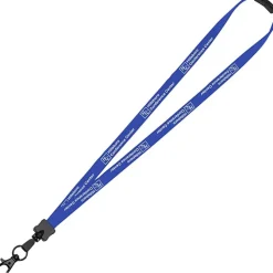 Lanyard with Neck Clasp - 5/8 inch - 32 inches - Large Metal Lobster Claw - 24 hr