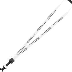 Lanyard with Neck Clasp - 5/8 inch - 32 inches - Large Metal Lobster Claw - 24 hr