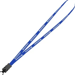 Lanyard with Neck Clasp - 5/8 inch - 32 inches - Snap Buckle Release - 24 hr