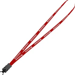 Lanyard with Neck Clasp - 5/8 inch - 32 inches - Snap Buckle Release - 24 hr