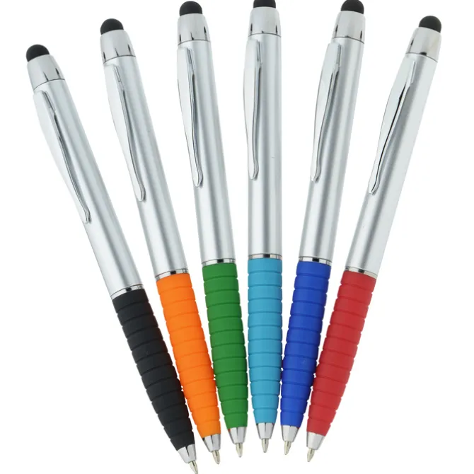 Laos Stylus Twist Pen - Silver - 24 hr