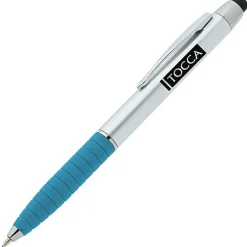 Laos Stylus Twist Pen - Silver - 24 hr