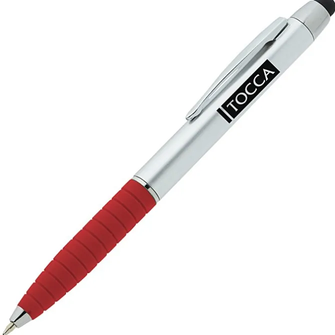 Laos Stylus Twist Pen - Silver - 24 hr