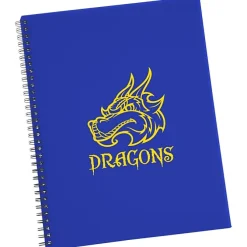 Large Narrow Ruled Spiral Notebook