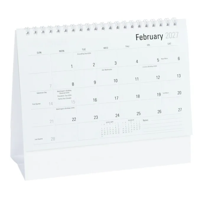 Large Tent-Style Desk Calendar