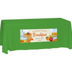 Laser Edge Closed-Back Table Throw - 6 feet