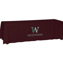 Laser Edge Closed-Back Table Throw - 8 feet