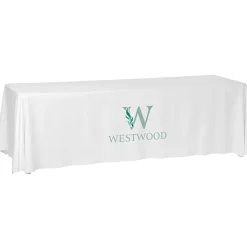 Laser Edge Closed-Back Table Throw - 8 feet
