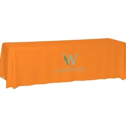 Laser Edge Closed-Back Table Throw - 8 feet