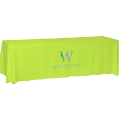 Laser Edge Closed-Back Table Throw - 8 feet
