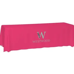Laser Edge Closed-Back Table Throw - 8 feet