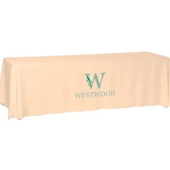 Laser Edge Closed-Back Table Throw - 8 feet