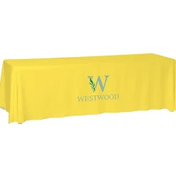 Laser Edge Closed-Back Table Throw - 8 feet