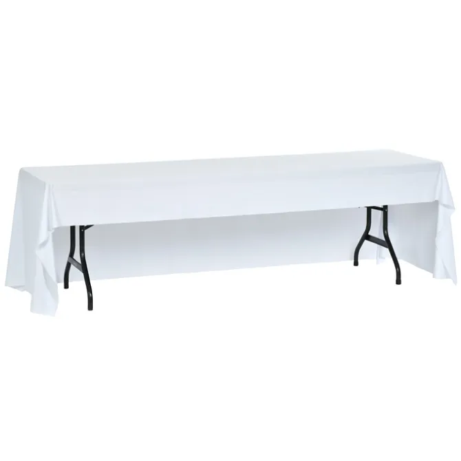 Laser Edge Featherweight Open-Back Table Throw - 8 feet