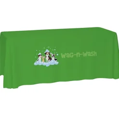 Laser Edge Open-Back Table Throw - 6 feet