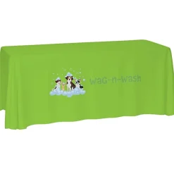 Laser Edge Open-Back Table Throw - 6 feet