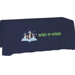 Laser Edge Open-Back Table Throw - 6 feet