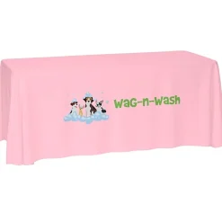 Laser Edge Open-Back Table Throw - 6 feet