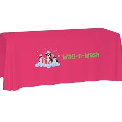Laser Edge Open-Back Table Throw - 6 feet