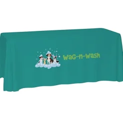 Laser Edge Open-Back Table Throw - 6 feet