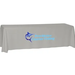 Laser Edge Open-Back Table Throw - 8 feet