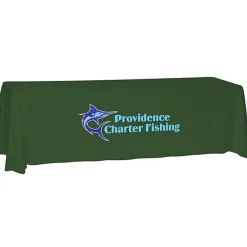 Laser Edge Open-Back Table Throw - 8 feet