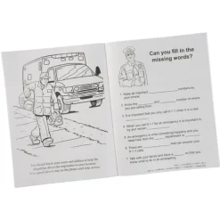 Learn About 911 Coloring Book