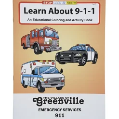 Learn About 911 Coloring Book - 24 hr