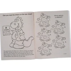 Learn About Eye Care Coloring Book