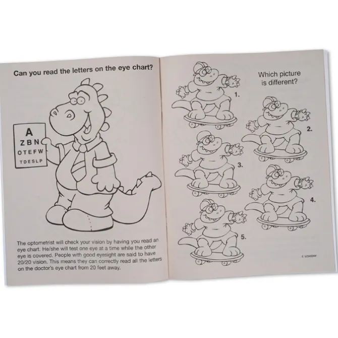 Learn About Eye Care Coloring Book