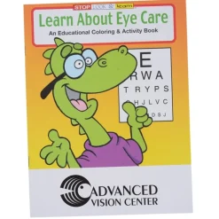 Learn About Eye Care Coloring Book