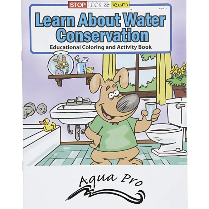 Learn About Water Conservation Coloring Book