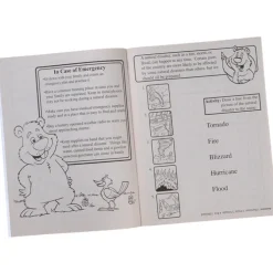 Learning Natural Disaster Safety Coloring Book - 24 hr