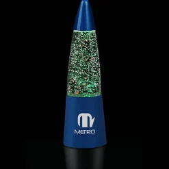 LED Glitter Rocket Lamp