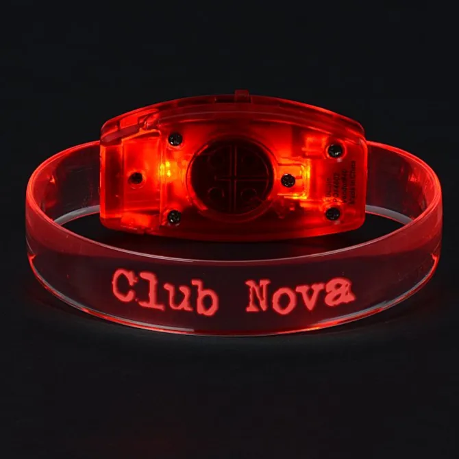 LED Glowing Bracelet - Laser Engraved