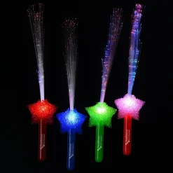 LED Sparkling Star Fiber Optic Wand