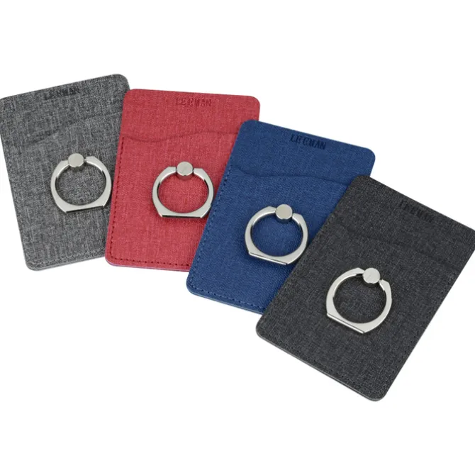 Leeman RFID Smartphone Wallet with Ring Phone Stand