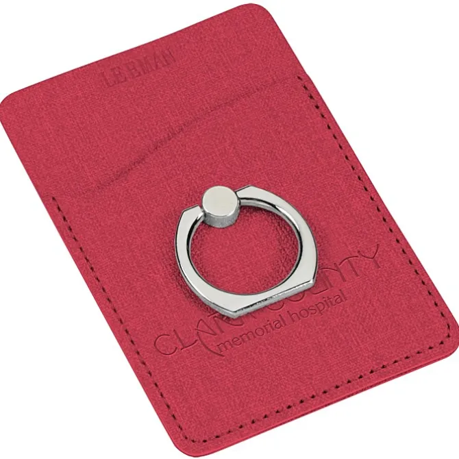 Leeman RFID Smartphone Wallet with Ring Phone Stand