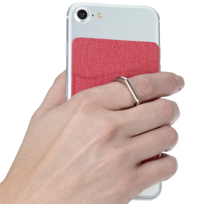 Leeman RFID Smartphone Wallet with Ring Phone Stand