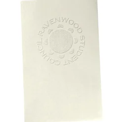 Legal Size Embossed Linen Paper Folder