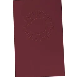 Legal Size Embossed Linen Paper Folder