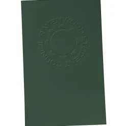 Legal Size Embossed Linen Paper Folder